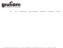 Tablet Screenshot of giuliani.ch
